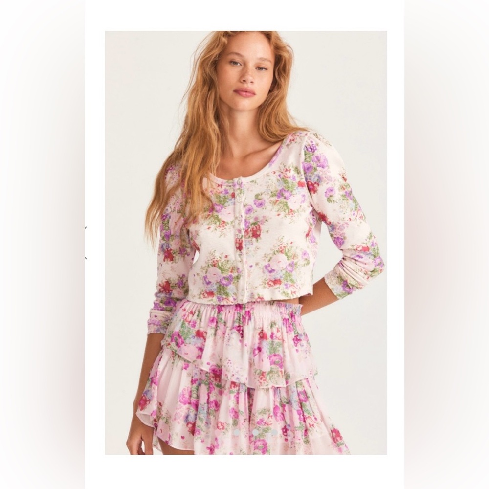 Loveshackfancy Jonah cropped top.